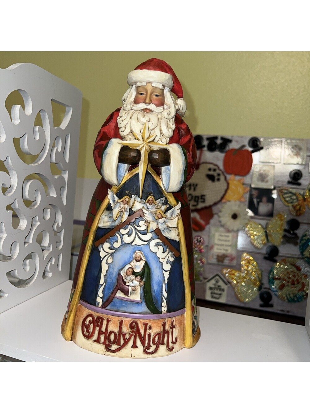 Jim Shore O Holy Night Santa Nativity Scene 4017656 Christmas Song Series Box